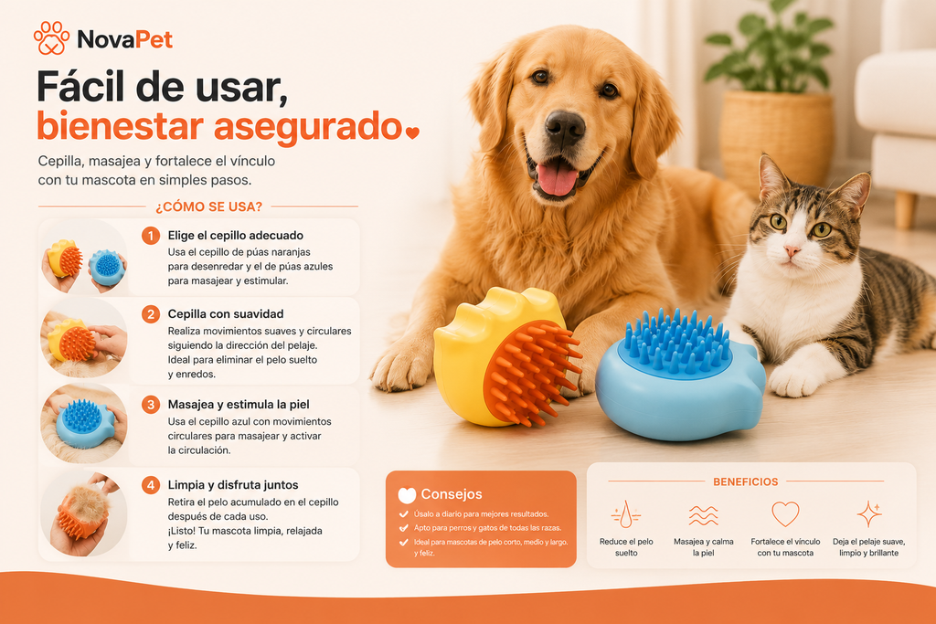 Cepillo de Baño 2 en 1  con Dispensador de Champú