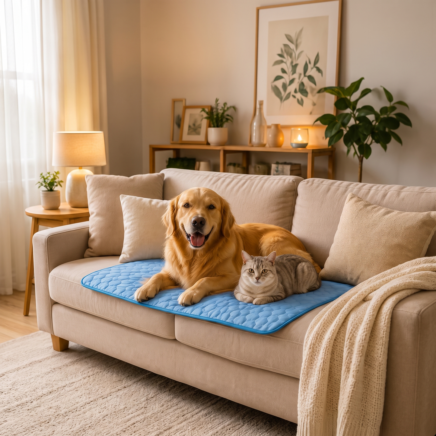 Manta Refrigerante Premium para Perros y Gatos