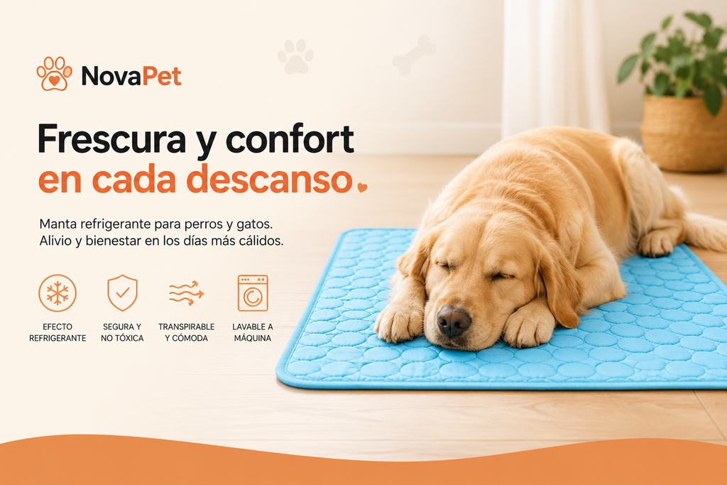 Manta Refrigerante Premium para Perros y Gatos