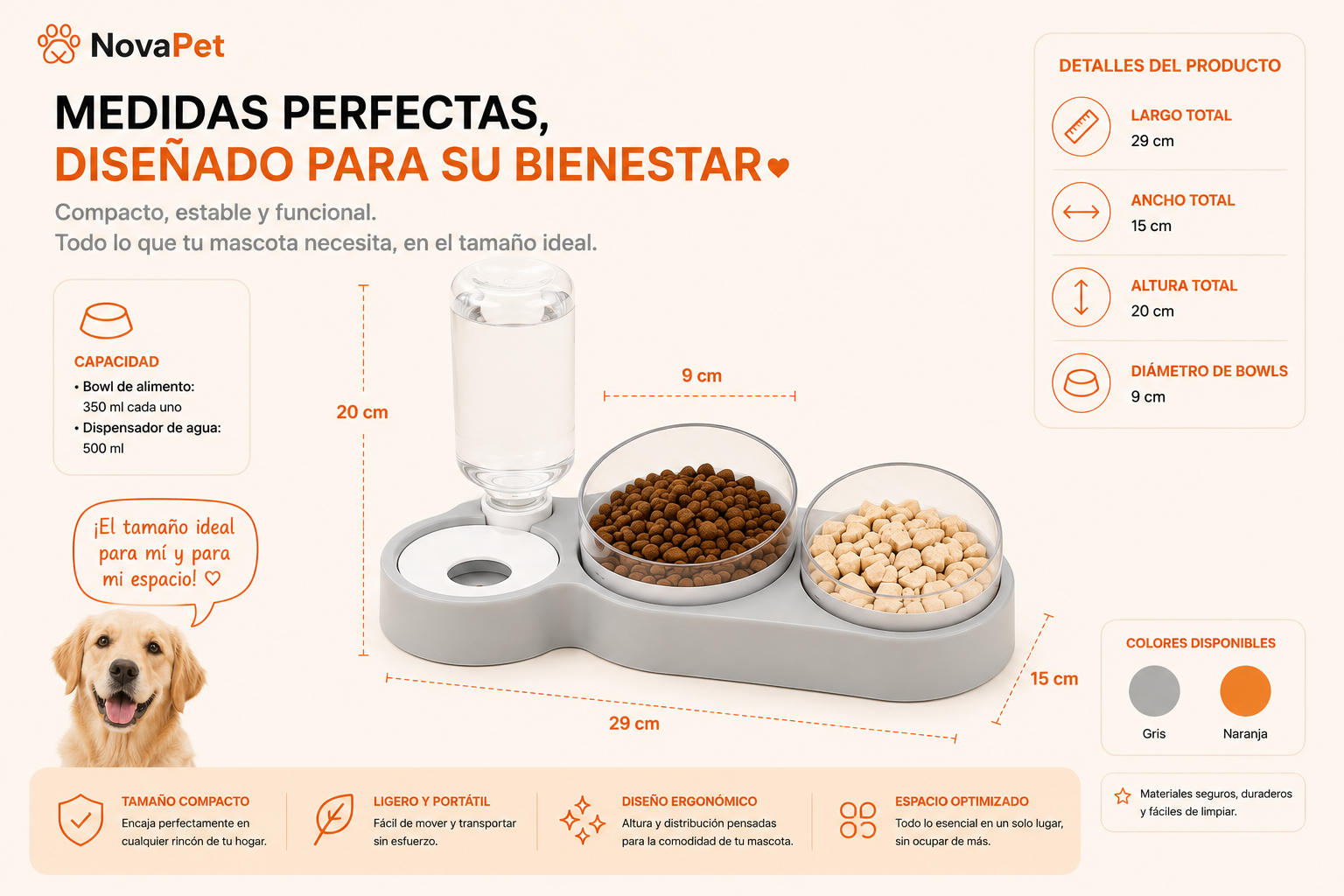 Comedero Inteligente con Dispensador Automático de Agua