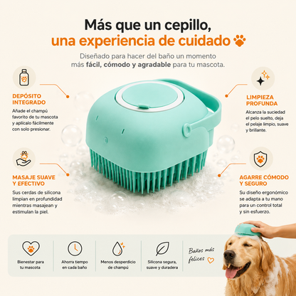 Cepillo 2 en 1 para Mascotas